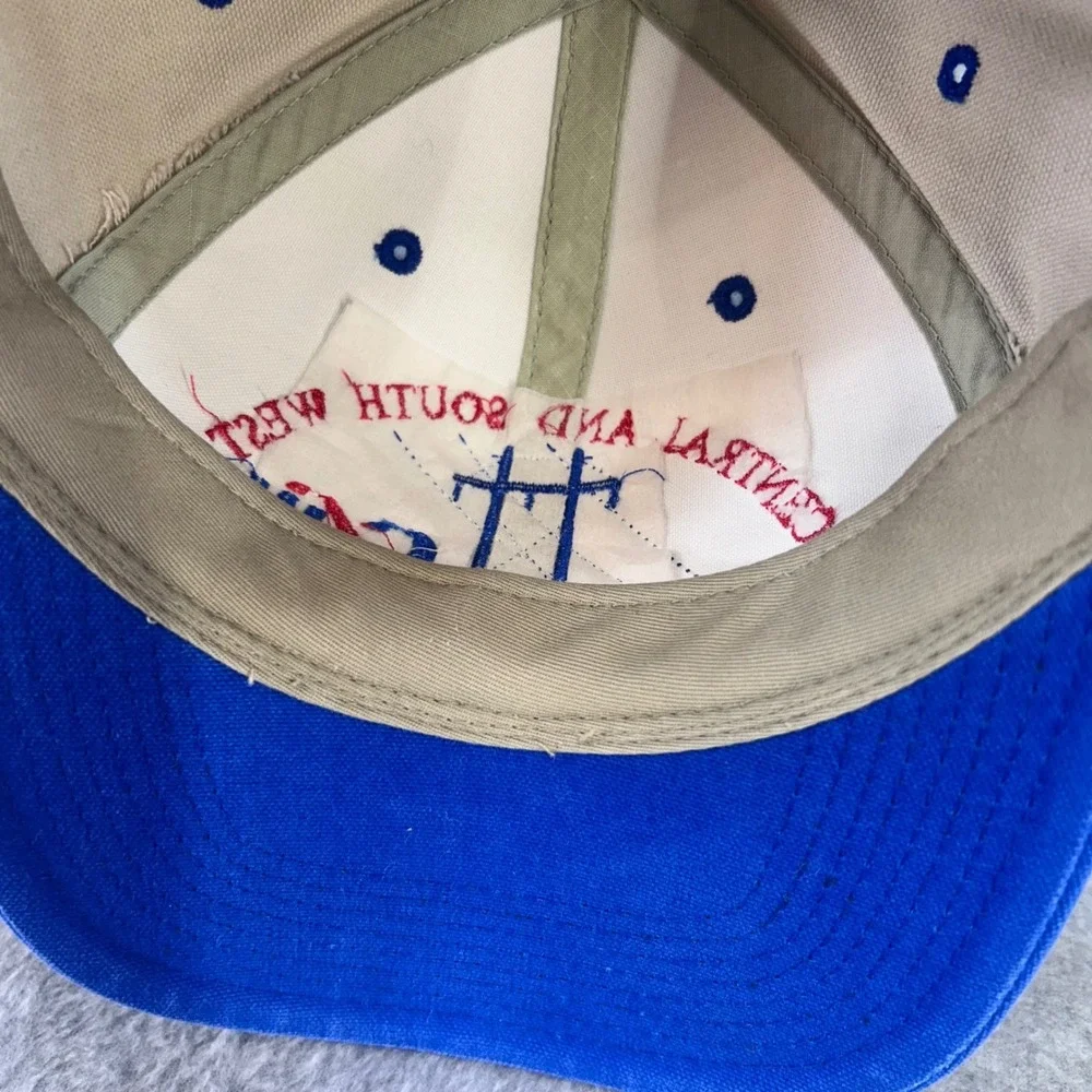 Central South West NW Arkansas Mens Khaki Outdoor Cap Hat Utility OSFM